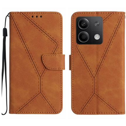 Stitching Embossed Leather Phone Case, For Xiaomi Redmi 13 4G Global / 5G Global, For Xiaomi Redmi A3, For Xiaomi Redmi Note 13 4G Global, For Xiaomi Redmi 13C 5G