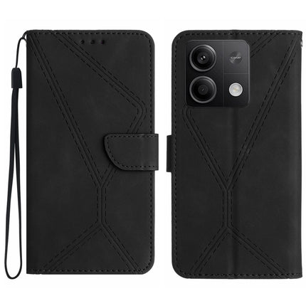 Stitching Embossed Leather Phone Case, For Xiaomi Redmi 13 4G Global / 5G Global, For Xiaomi Redmi A3, For Xiaomi Redmi Note 13 4G Global, For Xiaomi Redmi 13C 5G