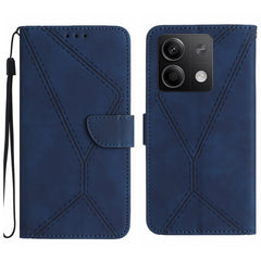 Stitching Embossed Leather Phone Case, For Xiaomi Redmi 13 4G Global / 5G Global, For Xiaomi Redmi A3, For Xiaomi Redmi Note 13 Pro 4G Global, For Xiaomi Redmi Note 13 4G Global, For Xiaomi Redmi 13C 5G