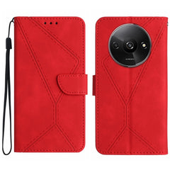 Stitching Embossed Leather Phone Case, For Xiaomi Redmi 13 4G Global / 5G Global, For Xiaomi Redmi A3, For Xiaomi Redmi Note 13 Pro 4G Global, For Xiaomi Redmi Note 13 4G Global, For Xiaomi Redmi 13C 5G