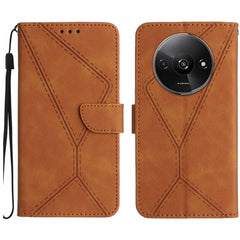 Stitching Embossed Leather Phone Case, For Xiaomi Redmi 13 4G Global / 5G Global, For Xiaomi Redmi A3, For Xiaomi Redmi Note 13 Pro 4G Global, For Xiaomi Redmi Note 13 4G Global, For Xiaomi Redmi 13C 5G