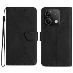 Stitching Embossed Leather Phone Case, For Xiaomi Redmi 13 4G Global / 5G Global, For Xiaomi Redmi A3, For Xiaomi Redmi Note 13 Pro 4G Global, For Xiaomi Redmi Note 13 4G Global, For Xiaomi Redmi 13C 5G