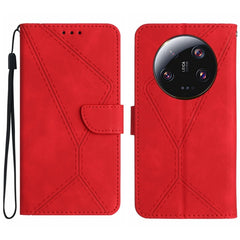 Stitching Embossed Leather Phone Case