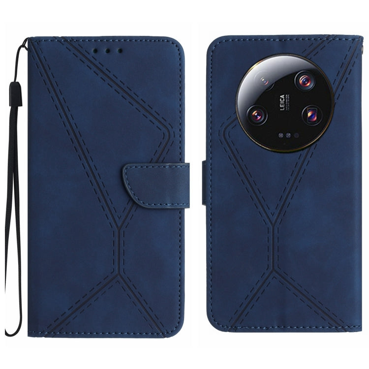 Stitching Embossed Leather Phone Case
