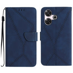 Stitching Embossed Leather Phone Case, For Xiaomi Redmi 13 4G Global / 5G Global, For Xiaomi Redmi A3, For Xiaomi Redmi Note 13 Pro 4G Global, For Xiaomi Redmi Note 13 4G Global, For Xiaomi Redmi 13C 5G