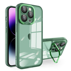 Invisible Lens Bracket Matte Transparent MagSafe Phone Case, For iPhone 15 Pro Max, For iPhone 14, For iPhone 14 Plus, For iPhone 14 Pro, For iPhone 14 Pro Max