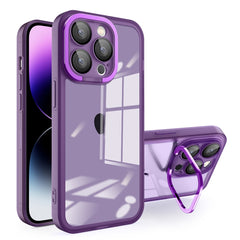 Invisible Lens Bracket Matte Transparent MagSafe Phone Case, For iPhone 15 Pro Max, For iPhone 14, For iPhone 14 Plus, For iPhone 14 Pro, For iPhone 14 Pro Max