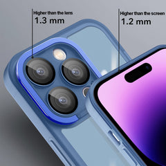 Invisible Lens Bracket Matte Transparent MagSafe Phone Case, For iPhone X / XS, For iPhone XS Max, For iPhone XR, For iPhone 8 Plus / 7 Plus, For iPhone 15