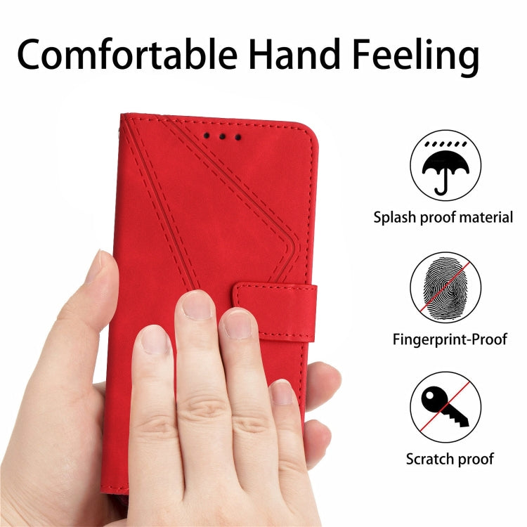 Stitching Embossed Leather Phone Case, For iPhone 14, For iPhone 14 Pro, For iPhone 14 Pro Max, For iPhone 13