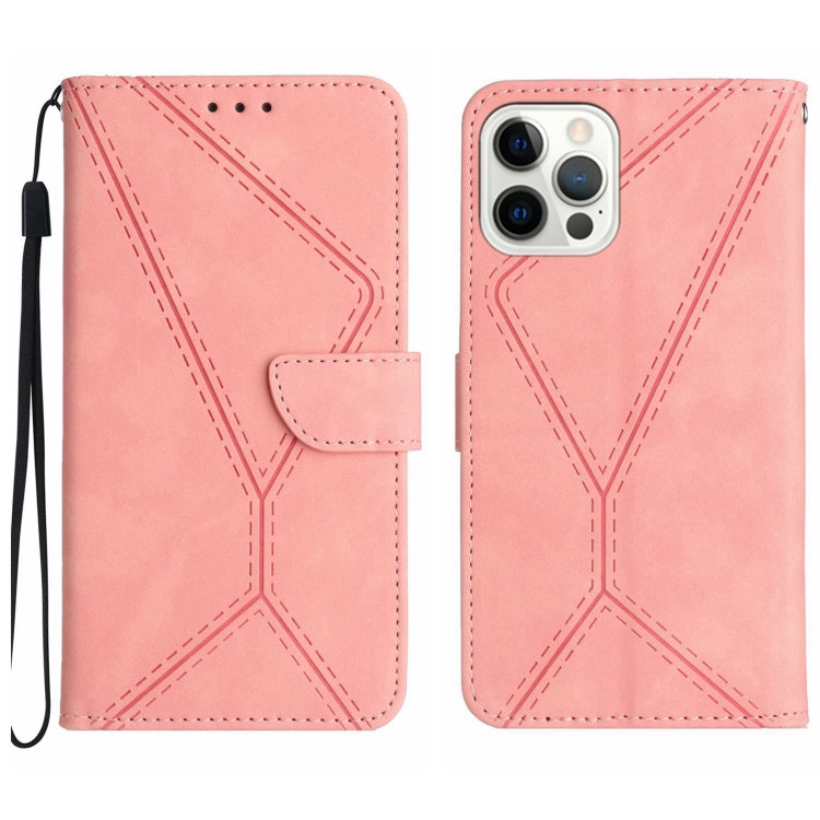 Stitching Embossed Leather Phone Case, For iPhone 14, For iPhone 14 Pro, For iPhone 14 Pro Max, For iPhone 13