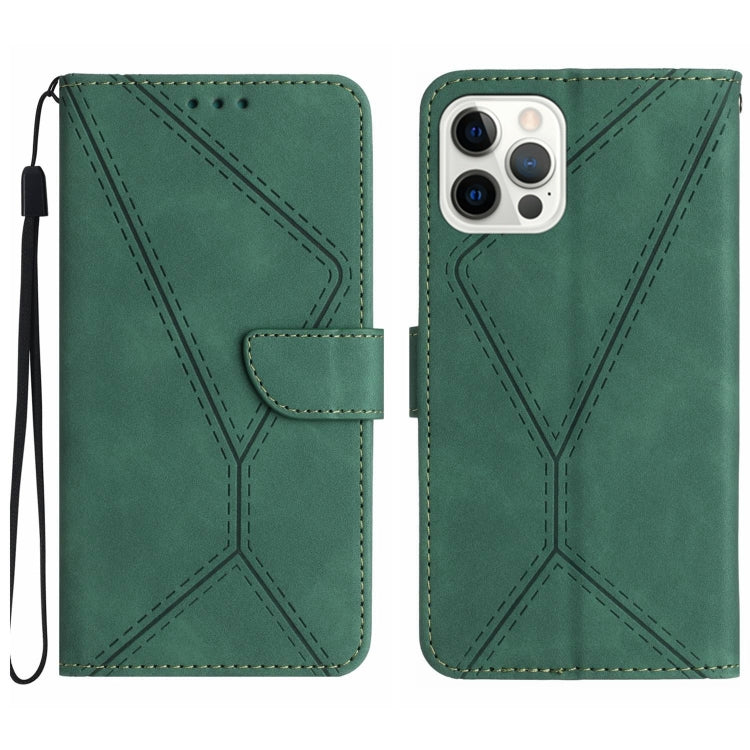 Stitching Embossed Leather Phone Case, For iPhone 14, For iPhone 14 Pro, For iPhone 14 Pro Max, For iPhone 13