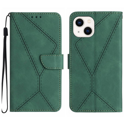 Stitching Embossed Leather Phone Case, For iPhone 14, For iPhone 14 Pro, For iPhone 14 Pro Max, For iPhone 13