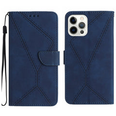 Stitching Embossed Leather Phone Case, For iPhone 13 Pro Max, For iPhone 12 / 12 Pro, For iPhone 12 Pro Max, For iPhone 11, For iPhone 11 Pro