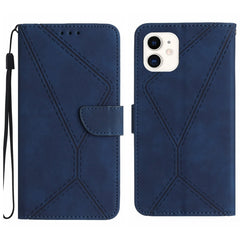 Stitching Embossed Leather Phone Case, For iPhone 13 Pro Max, For iPhone 12 / 12 Pro, For iPhone 12 Pro Max, For iPhone 11, For iPhone 11 Pro