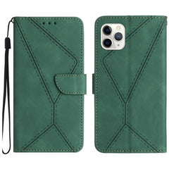 Stitching Embossed Leather Phone Case, For iPhone 11 Pro Max, For iPhone 14 Plus