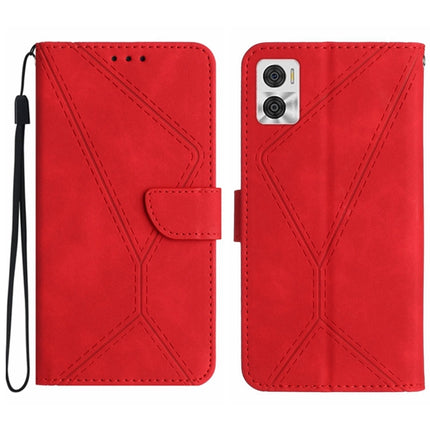 Stitching Embossed Leather Phone Case, For Motorola Moto G Play 2023, For Motorola Moto G72 4G, For Motorola Moto E22 / E22i 4G, For Motorola Moto E22S / G22 4G