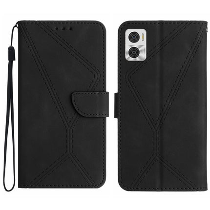 Stitching Embossed Leather Phone Case, For Motorola Moto G Play 2023, For Motorola Moto G72 4G, For Motorola Moto E22 / E22i 4G, For Motorola Moto E22S / G22 4G