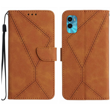 Stitching Embossed Leather Phone Case, For Motorola Moto G Play 2023, For Motorola Moto G72 4G, For Motorola Moto E22 / E22i 4G, For Motorola Moto E22S / G22 4G