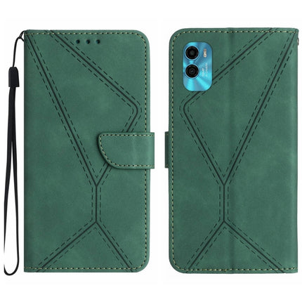 Stitching Embossed Leather Phone Case, For Motorola Moto G Play 2023, For Motorola Moto G72 4G, For Motorola Moto E22 / E22i 4G, For Motorola Moto E22S / G22 4G