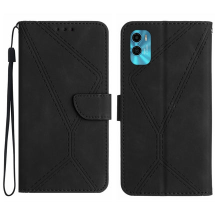 Stitching Embossed Leather Phone Case, For Motorola Moto G Play 2023, For Motorola Moto G72 4G, For Motorola Moto E22 / E22i 4G, For Motorola Moto E22S / G22 4G