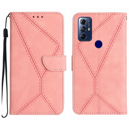 Stitching Embossed Leather Phone Case, For Motorola Moto G Play 2023, For Motorola Moto G72 4G, For Motorola Moto E22 / E22i 4G, For Motorola Moto E22S / G22 4G