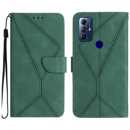Stitching Embossed Leather Phone Case, For Motorola Moto G Play 2023, For Motorola Moto G72 4G, For Motorola Moto E22 / E22i 4G, For Motorola Moto E22S / G22 4G