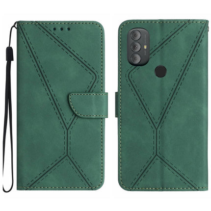 Stitching Embossed Leather Phone Case, For Motorola Moto G52J, For Motorola Moto G Stylus 5G 2022, For Motorola Moto G Stylus 4G 2022, For Motorola Moto G Power 2022
