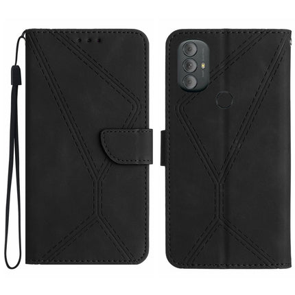 Stitching Embossed Leather Phone Case, For Motorola Moto G52J, For Motorola Moto G Stylus 5G 2022, For Motorola Moto G Stylus 4G 2022, For Motorola Moto G Power 2022