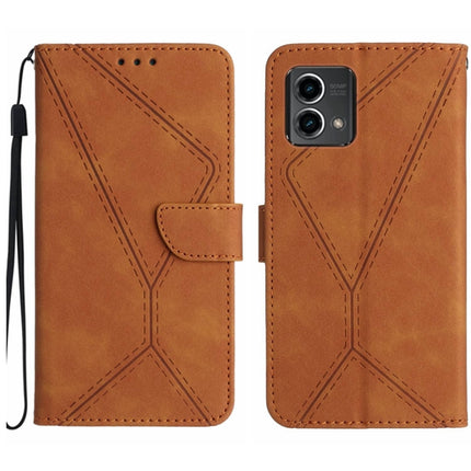 Stitching Embossed Leather Phone Case, For Motorola Moto G Stylus 5G 2023, For Motorola Edge 40 Pro 5G, For Moto G53 5G / G23 / G13 4G, For Motorola Moto E13 4G