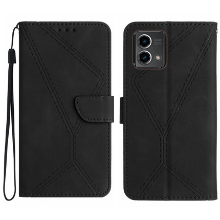 Stitching Embossed Leather Phone Case, For Motorola Moto G Stylus 5G 2023, For Motorola Edge 40 Pro 5G, For Moto G53 5G / G23 / G13 4G, For Motorola Moto E13 4G