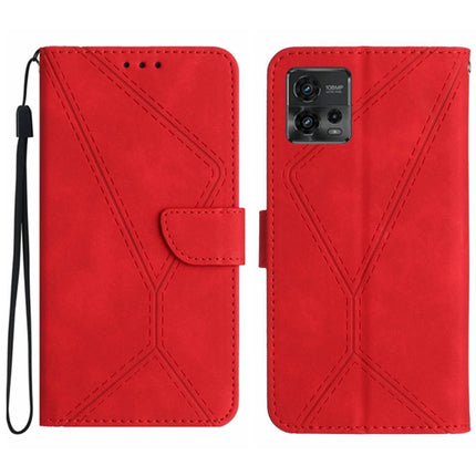 Stitching Embossed Leather Phone Case, For Motorola Moto G Play 2023, For Motorola Moto G72 4G, For Motorola Moto E22 / E22i 4G, For Motorola Moto E22S / G22 4G
