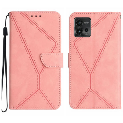 Stitching Embossed Leather Phone Case, For Motorola Moto G Play 2023, For Motorola Moto G72 4G, For Motorola Moto E22 / E22i 4G, For Motorola Moto E22S / G22 4G