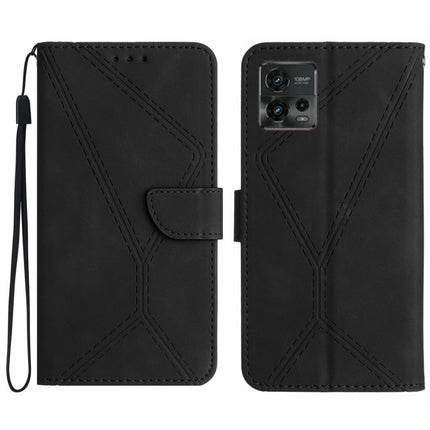 Stitching Embossed Leather Phone Case, For Motorola Moto G Play 2023, For Motorola Moto G72 4G, For Motorola Moto E22 / E22i 4G, For Motorola Moto E22S / G22 4G