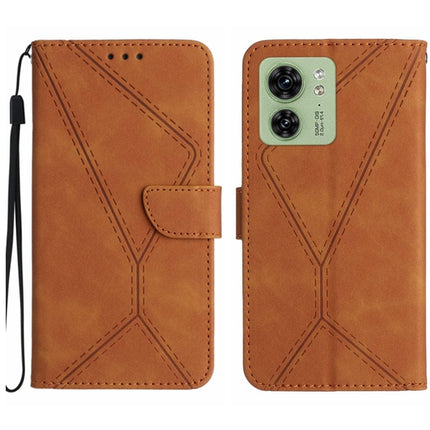 Stitching Embossed Leather Phone Case, For Motorola Edge 40, For Motorola Moto G Power 2023, For Motorola Moto G Stylus 5G 2023, For Motorola Edge 40 Pro 5G