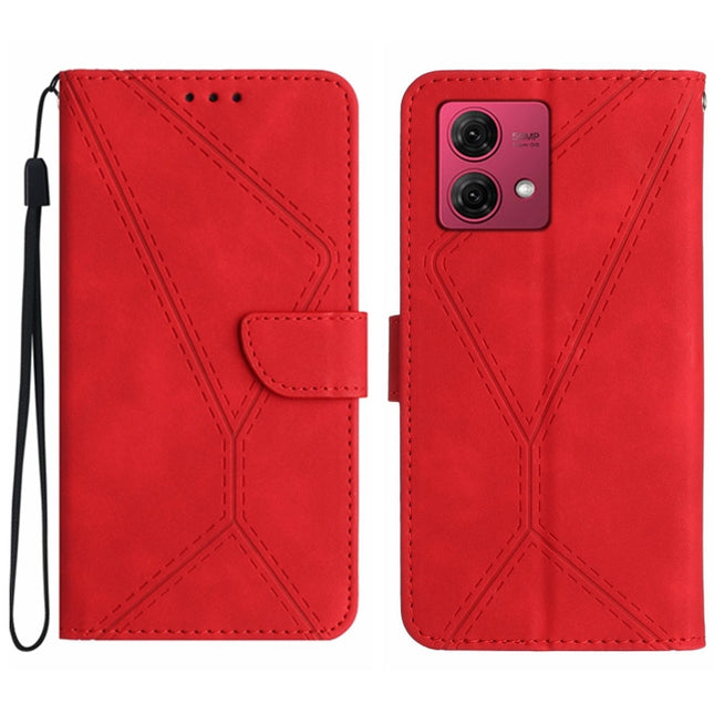 Stitching Embossed Leather Phone Case