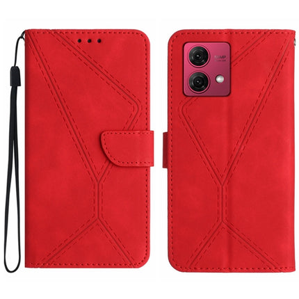 Stitching Embossed Leather Phone Case, For Motorola Moto G84, For Motorola Moto G54, For Motorola Edge 40 Neo, For Motorola Moto G14