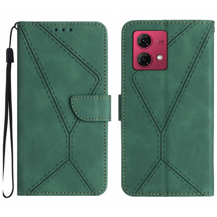 Stitching Embossed Leather Phone Case, For Motorola Moto G84, For Motorola Moto G54, For Motorola Edge 40 Neo, For Motorola Moto G14