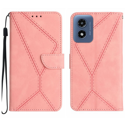 Stitching Embossed Leather Phone Case