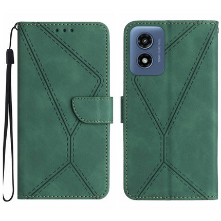 Stitching Embossed Leather Phone Case