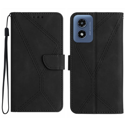 Stitching Embossed Leather Phone Case