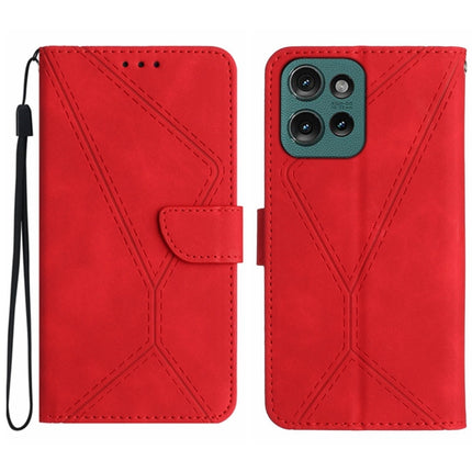 Stitching Embossed Leather Phone Case