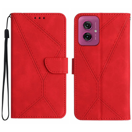 Stitching Embossed Leather Phone Case