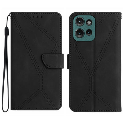 Stitching Embossed Leather Phone Case