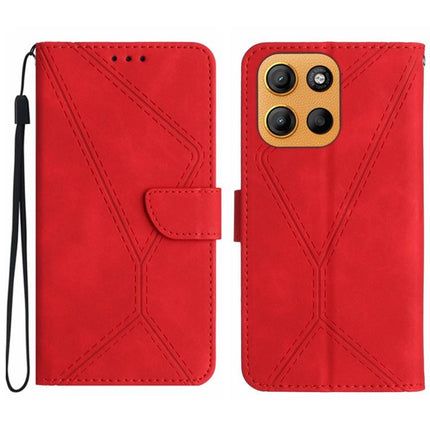 Stitching Embossed Leather Phone Case