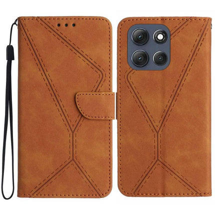 Stitching Embossed Leather Phone Case