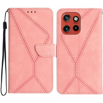 Stitching Embossed Leather Phone Case