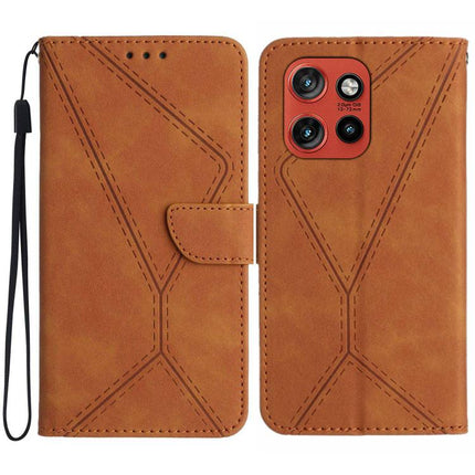 Stitching Embossed Leather Phone Case