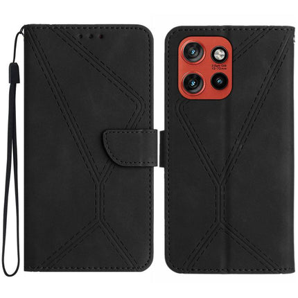Stitching Embossed Leather Phone Case