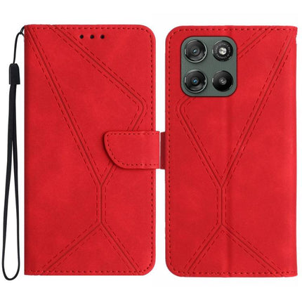 Stitching Embossed Leather Phone Case