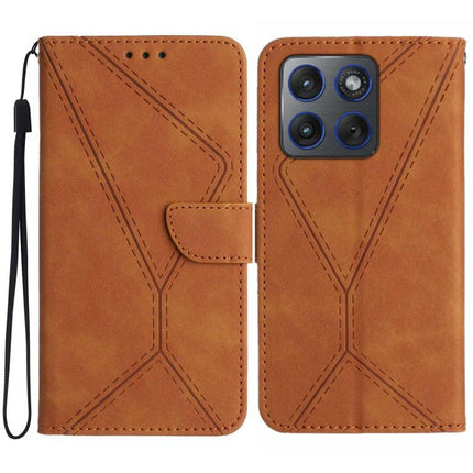 Stitching Embossed Leather Phone Case